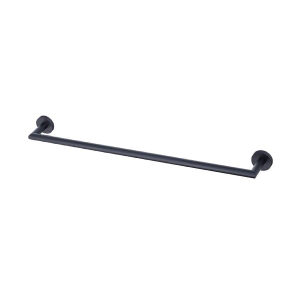 Greens Astro II Single Towel Rail 600mm - Matte Black