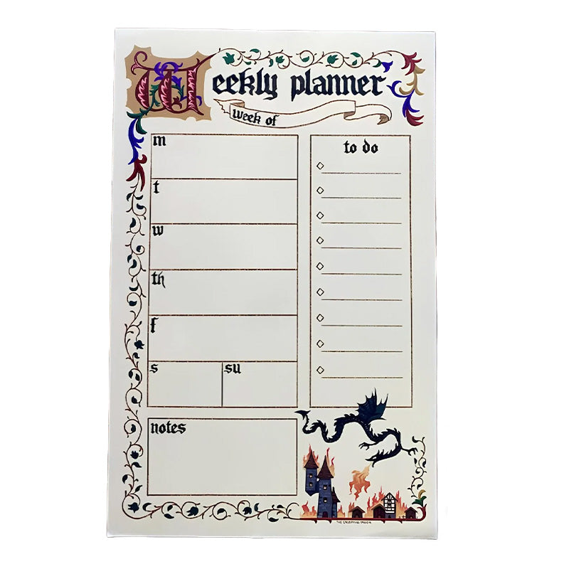 Medieval Notepad Series Stationery