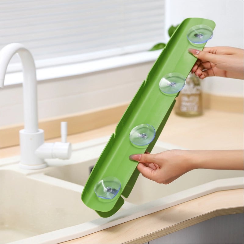 Kitchen Baffle No Punching Household Sink Washing Dishes Splash Anti-special Sucker Silicone
