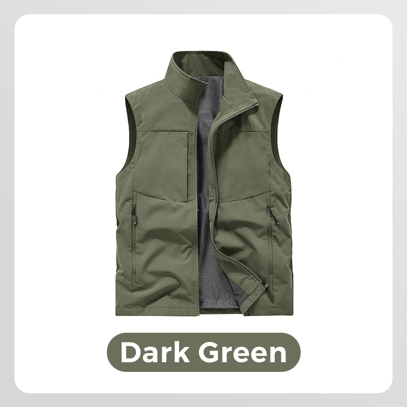 ⏳ Limited Time 49% OFF💥Men's Waterproof Outdoor Utility Vest