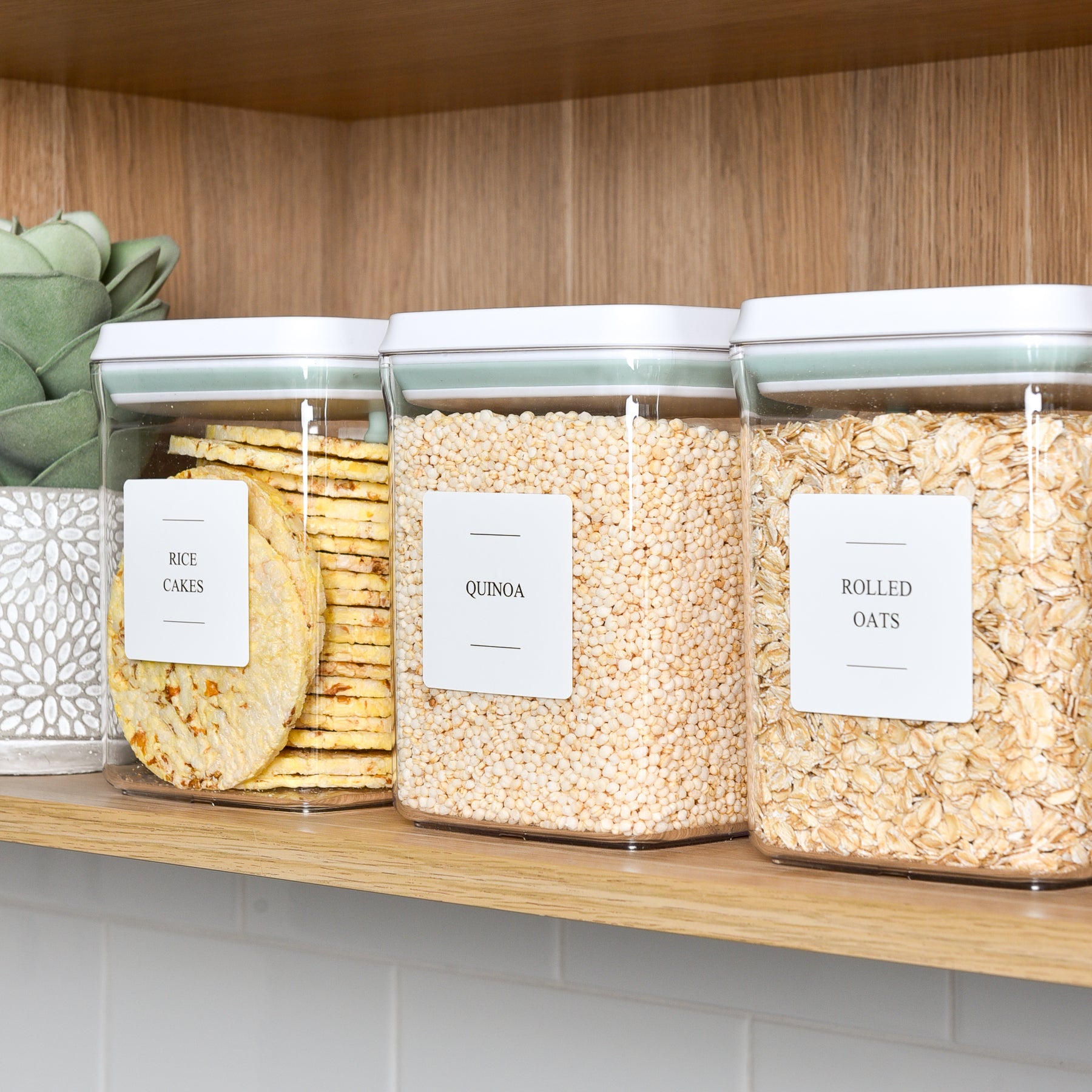 Complete Pantry Sticker Set - 156 Stickers - White