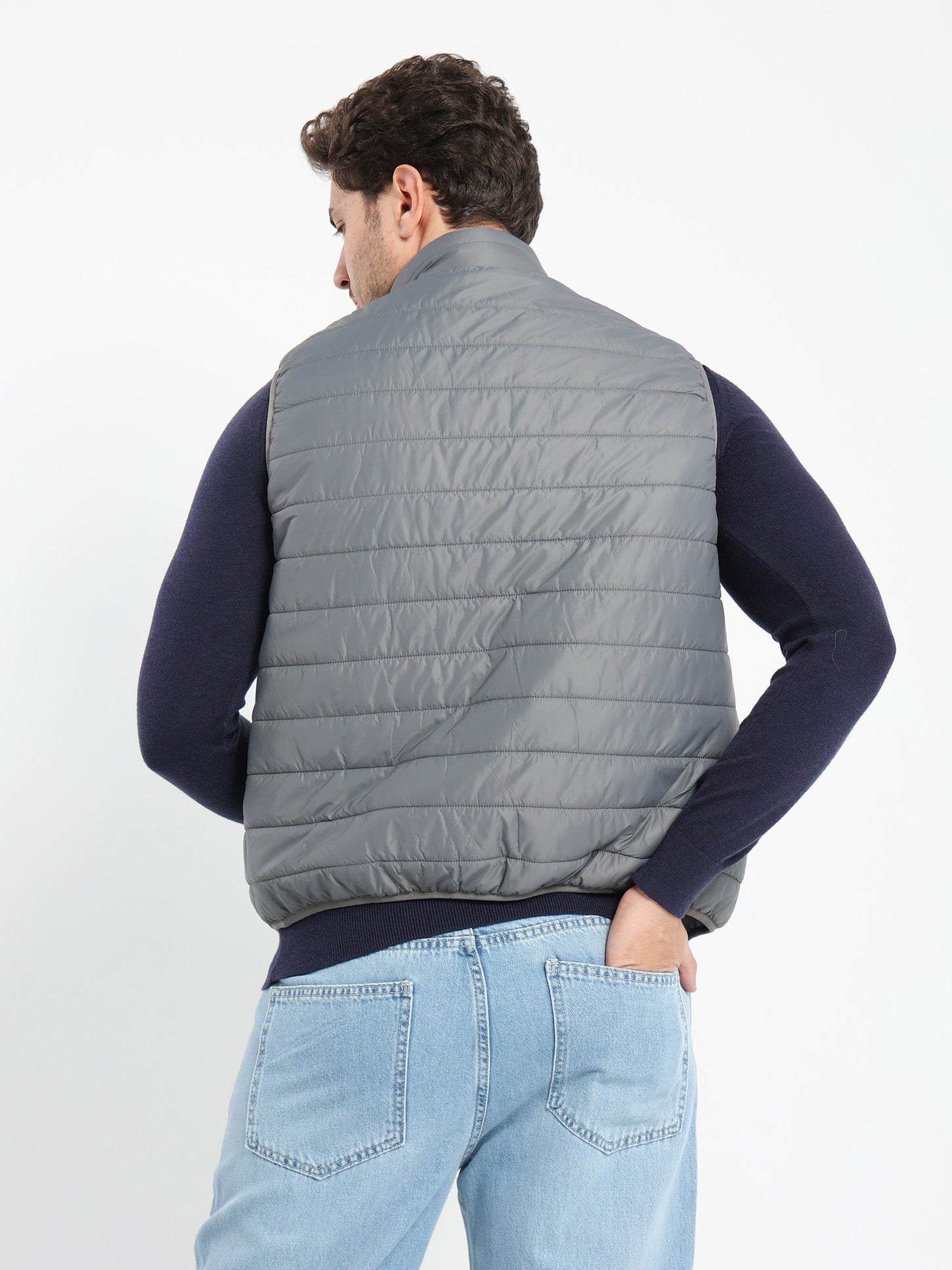 Textured Puffer Vest