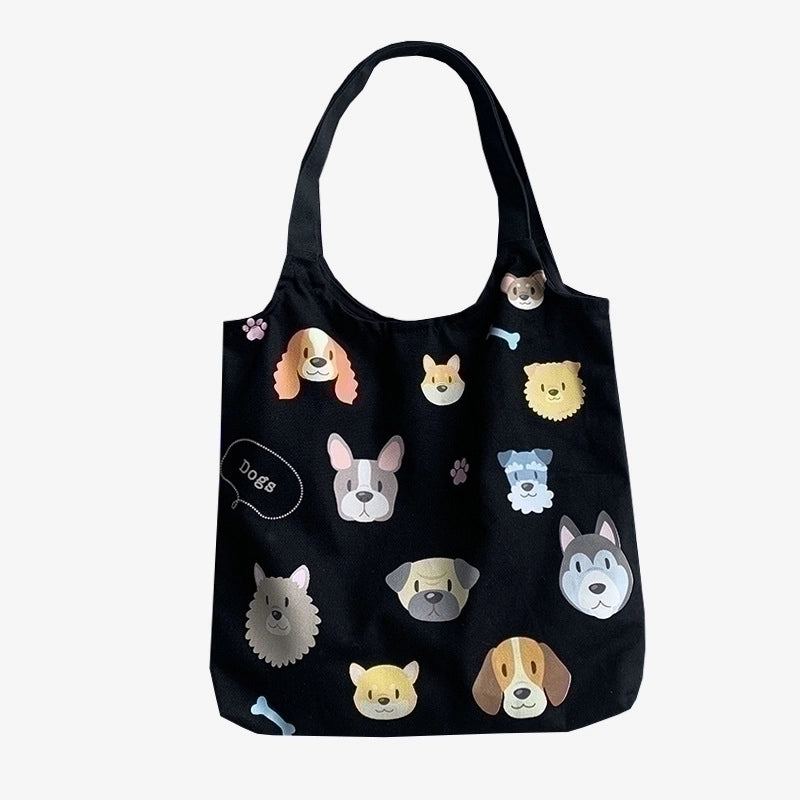 Women's Large All Seasons Canvas Cute Shopping Bags