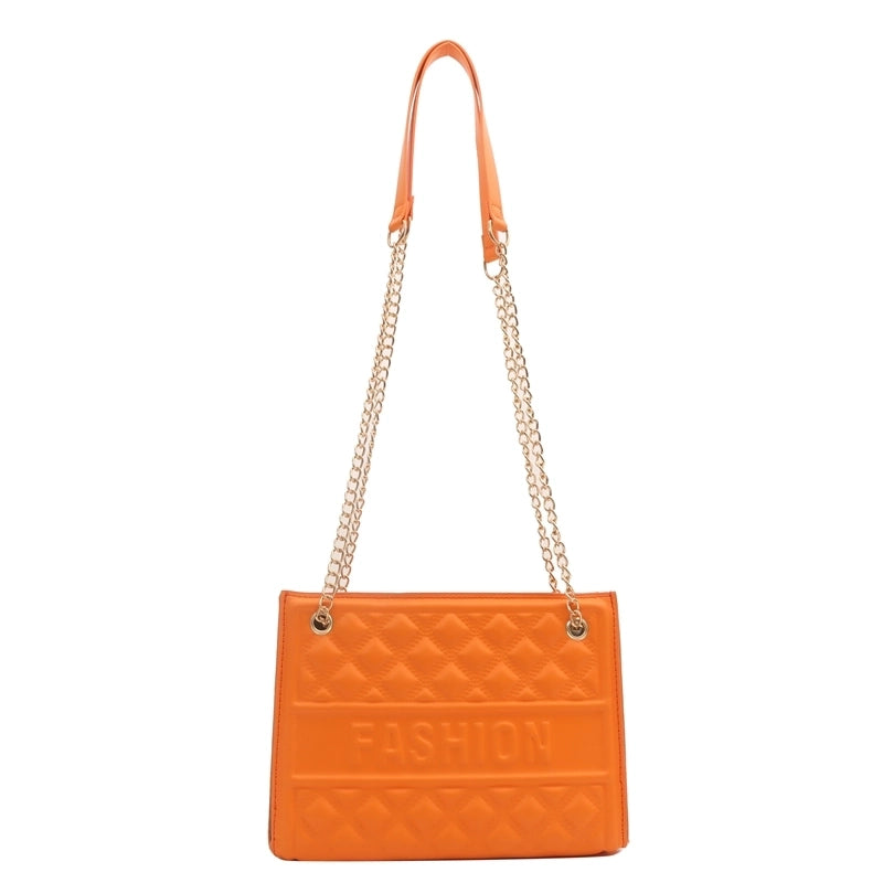Women's Pu Leather Solid Color Classic Style Zipper Crossbody Bag