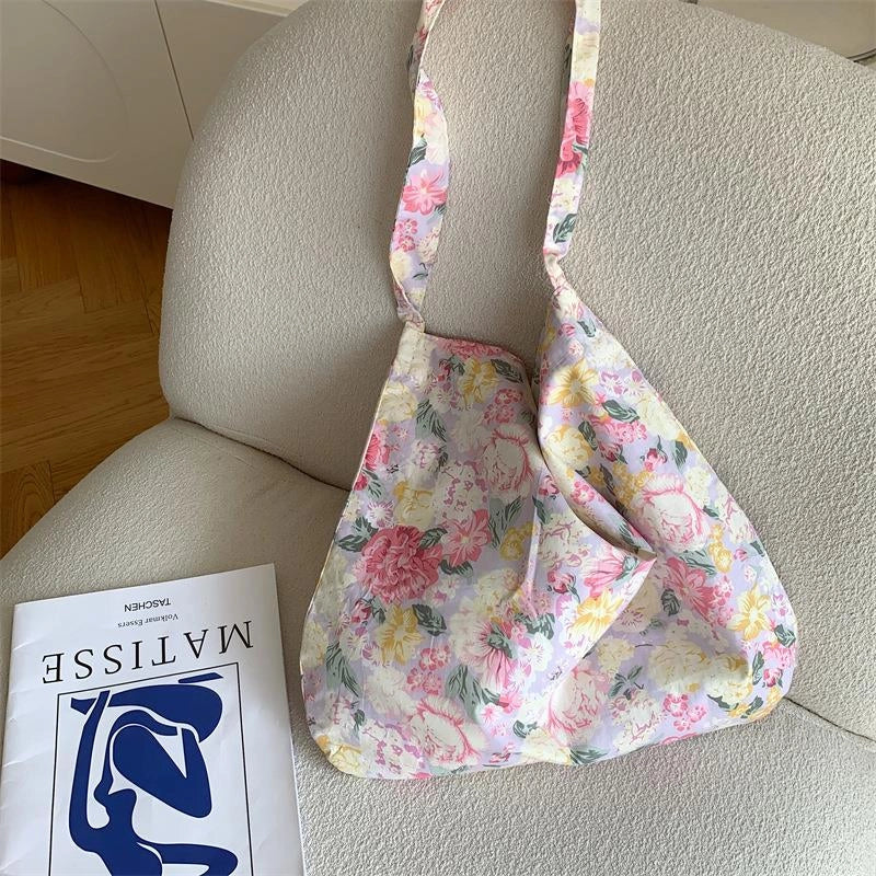 Fashionable Leopard Print Crossbody Bag Large Capacity Single Shoulder Shopping Bag Fashion Canvas Bag For Women Fashion