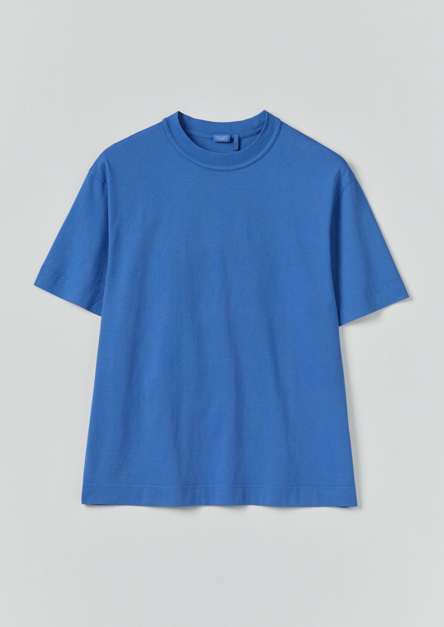Cotton Relaxed Tee | Azure