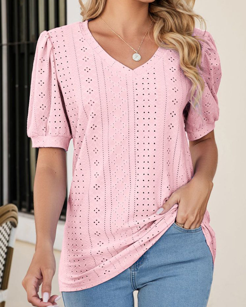 Puff sleeve t-shirt