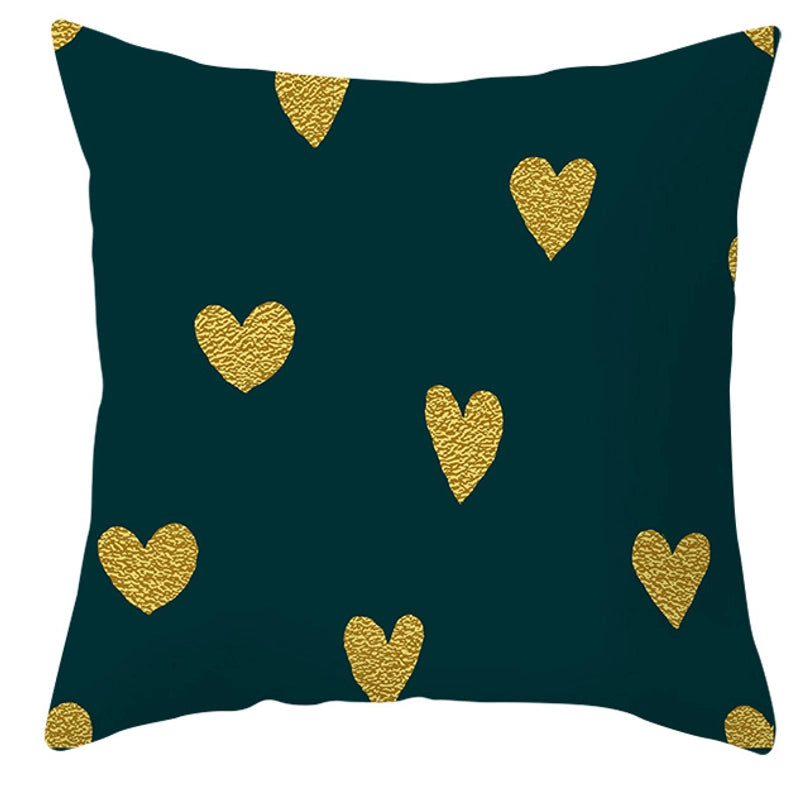 Minimalist Letter Polyester Pillow Cases Couch & Sofa Decor