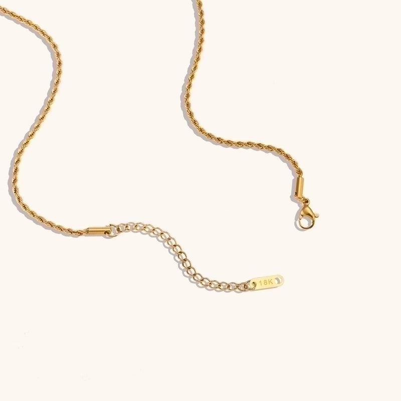 Vintage Style Geometric Solid Color Stainless Steel Titanium Steel Plating Necklace
