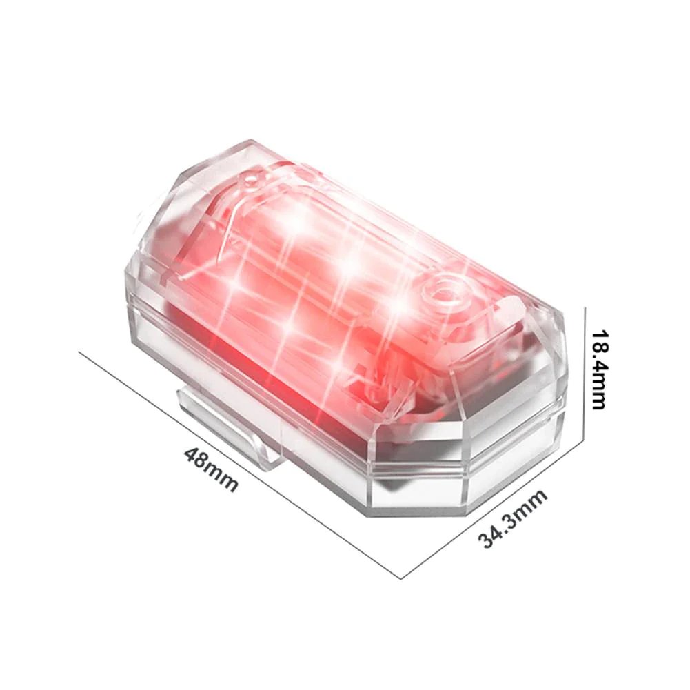 Multipurpose LED strobe warning light for protection