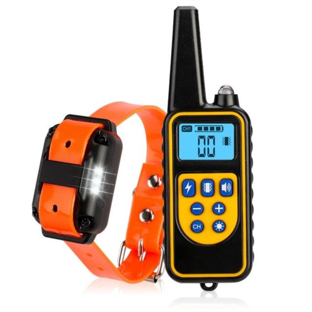 Long Range Electric Dog Training Collar With Beep. Vibrate and No Harm Shock