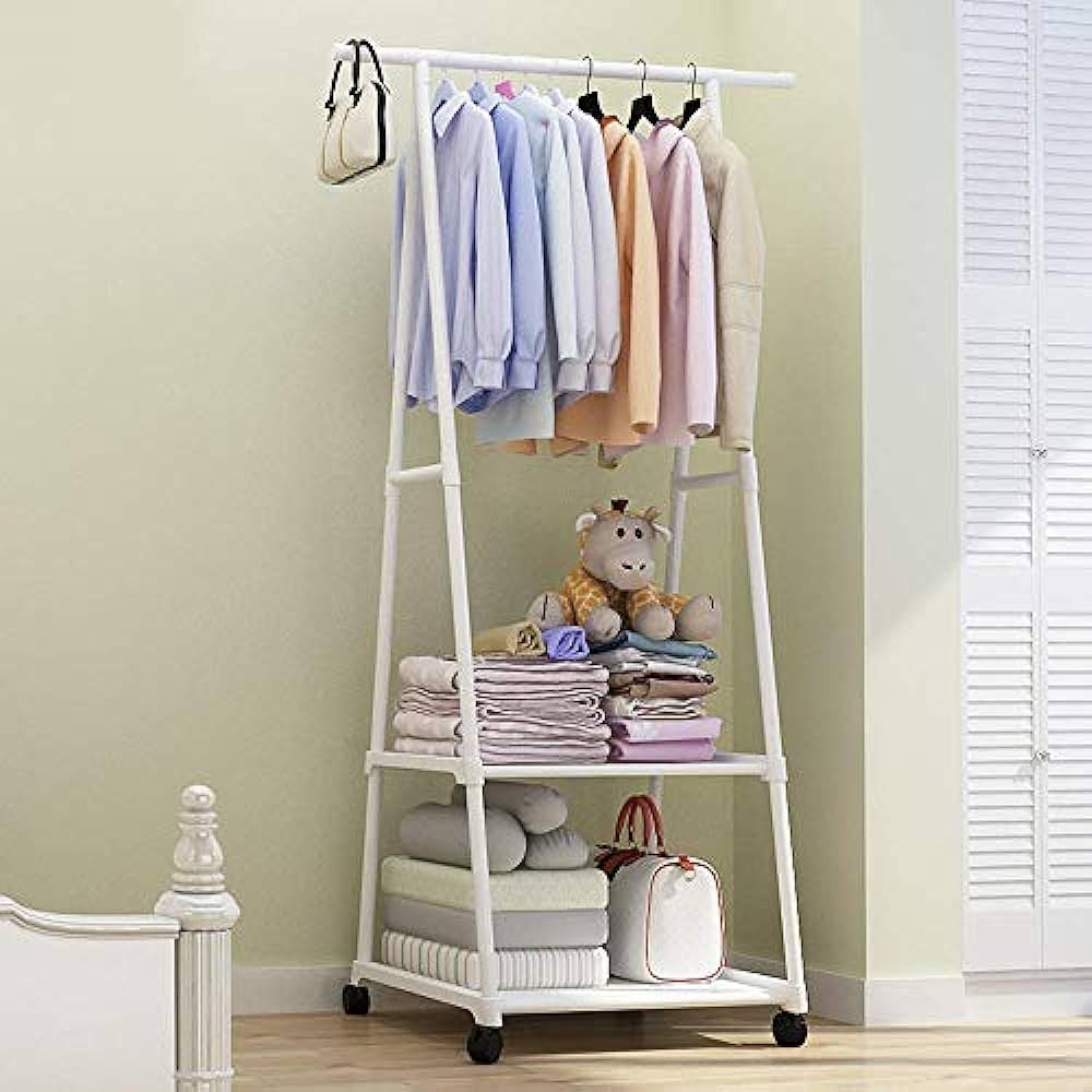 Triangle Coat Hanger Rack. Removable Clothes Hanger Floor Stand