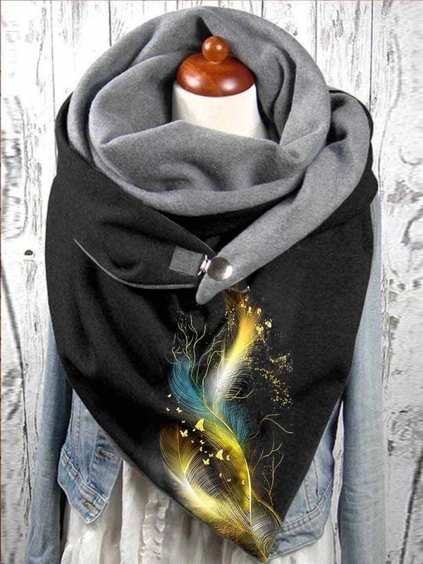 Women's Vintage Style Hedgehog Cat Butterfly Nylon Shawl