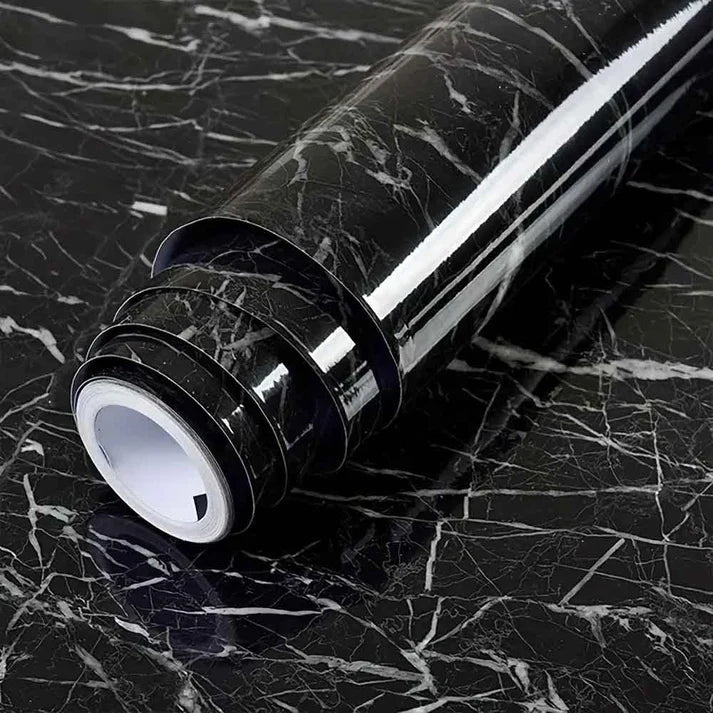 3D Black Marble Self Adhesive Sheet 60 X 200cm