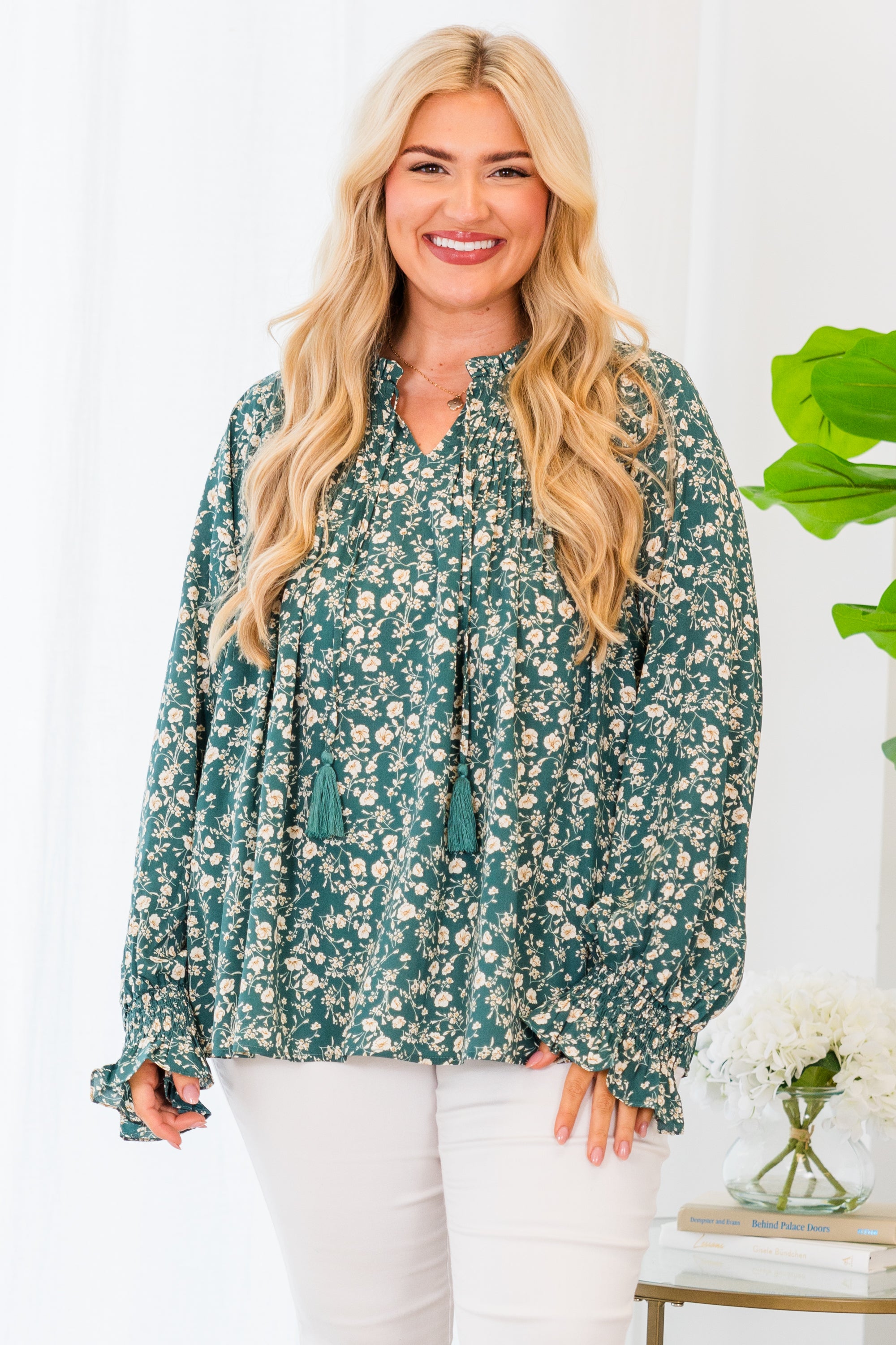 Sensibly So Top. Teal