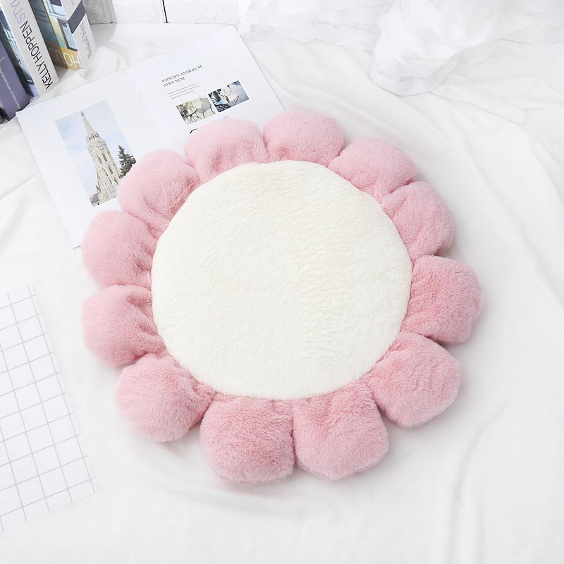 Warm Padded Flower Dog Cat Bed