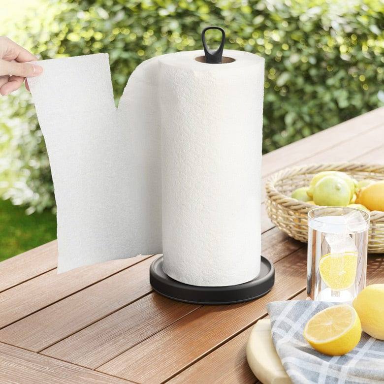 Ribbon Paper Towel Holder - Black