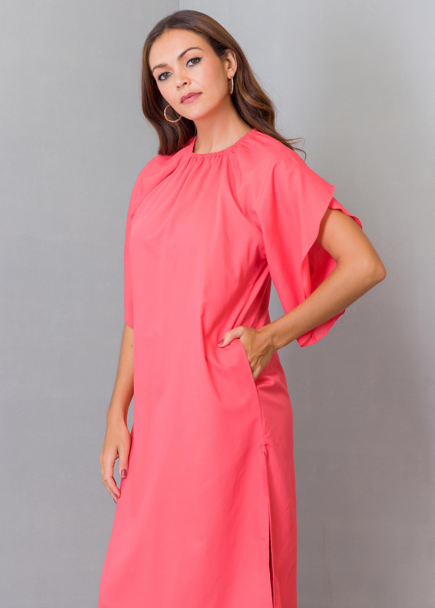 Tulip Sleeve Dress