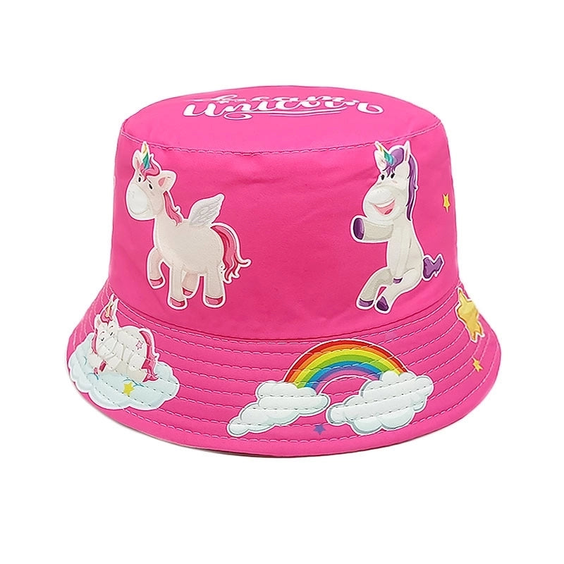 Girl's Cute Minimalist Printing Bucket Hat