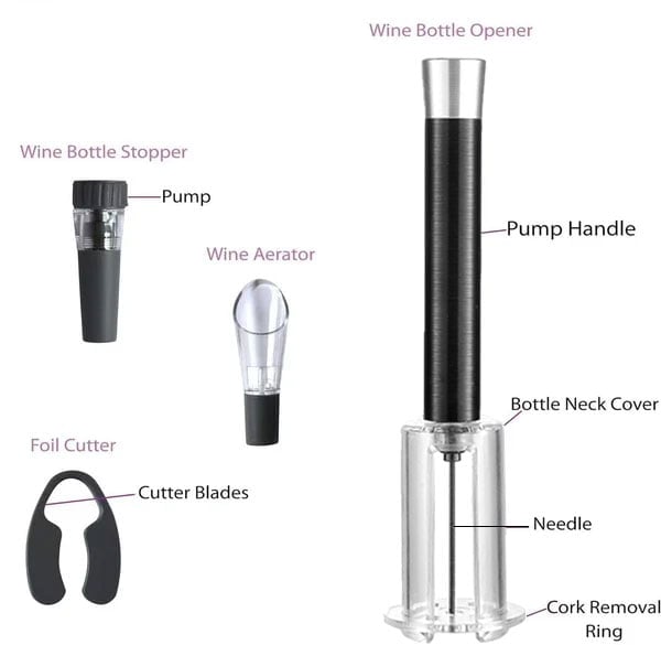 🔥Last day 49% OFF 🔥Wino on the Go Wine Opening Set