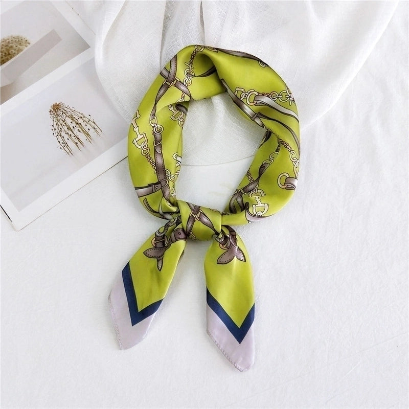 Small Square Scarf Neck Protector Korean Suit Small Scarf