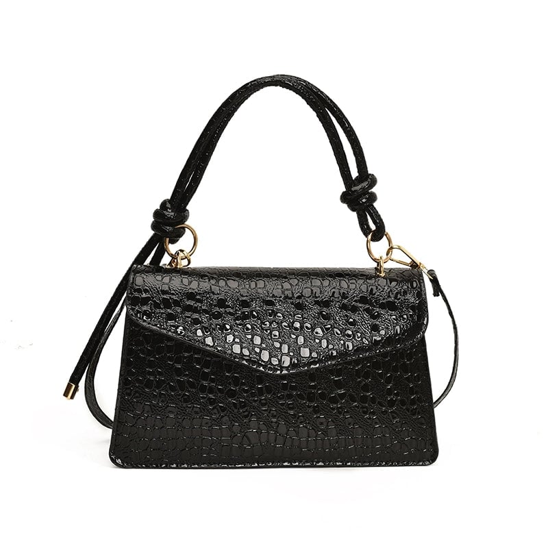 Women's Pu Leather Solid Color Elegant Streetwear Square Magnetic Buckle Crossbody Bag