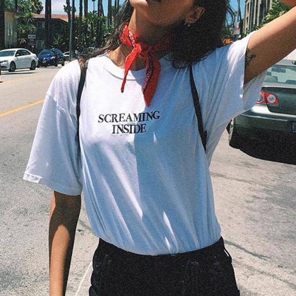 Screaming Inside Tee