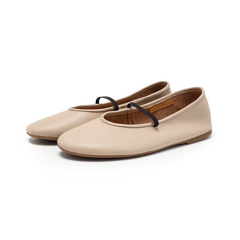 Studio Round Toe Soft Leather Casual Flats in 11 Colors