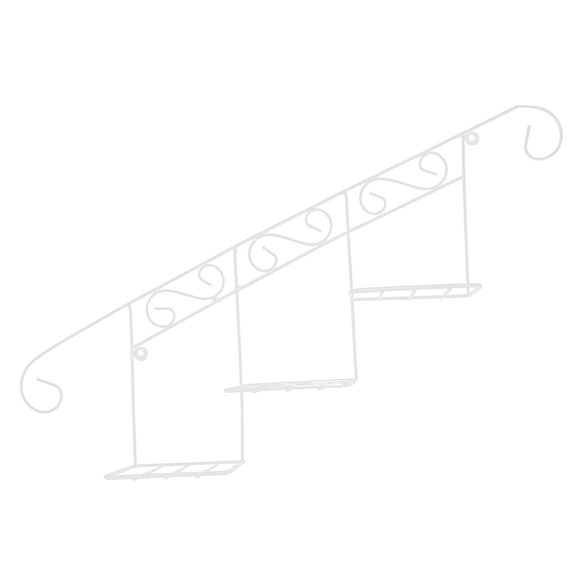 Staircase Floral Display Wall Basket