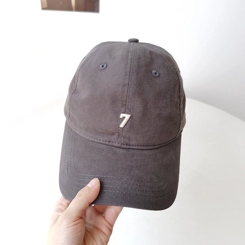 Unisex Classic Style Solid Color Curved Eaves Baseball Cap