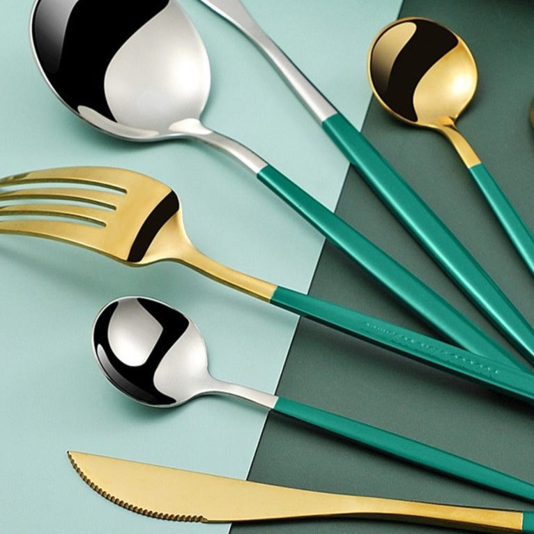 Art Of Food® 4-piece Stainless Steel Cutlery Set. Paris