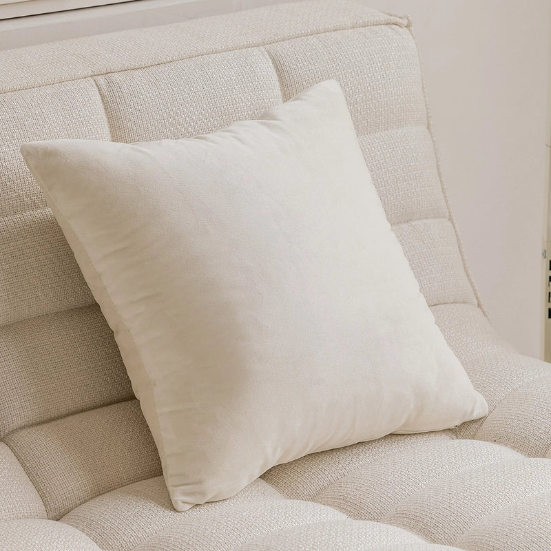 Cream Style Sofa Pillowcase Style  Modern Simple Living Room Pillow Bedside Cushion Bed Waist Backrest