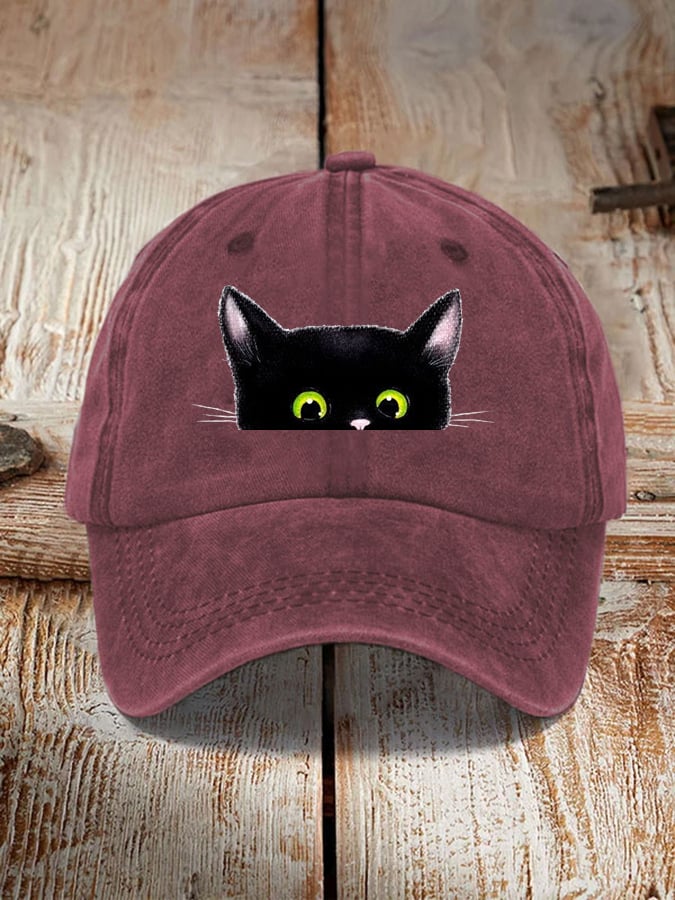 Cute Black Cat Hat