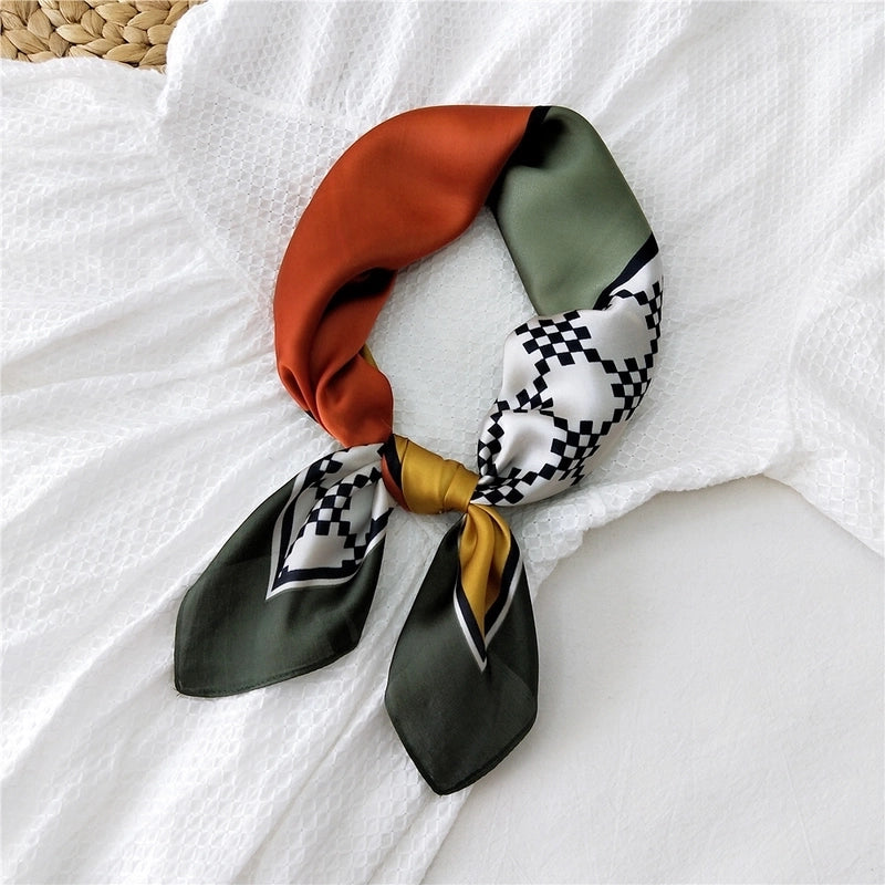 Simple Retro Square Scarf