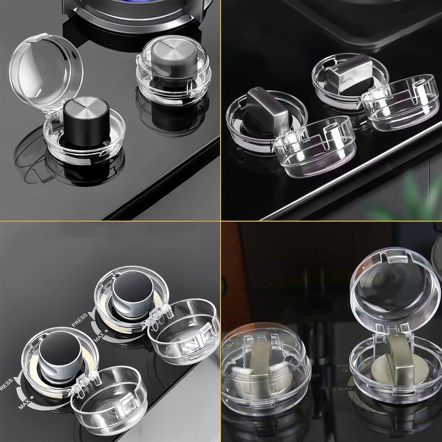 Transparent Gas Stove Knob Cover