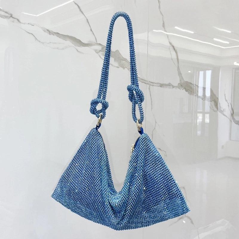 Women's Small Summer Rhinestone Fashion Underarm Bag