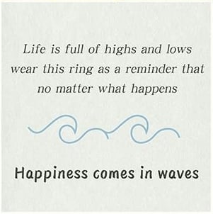 🔥Promotion 49% OFF- 🌊Silver Waves Ring - ''Happiness Comes In Waves''💖