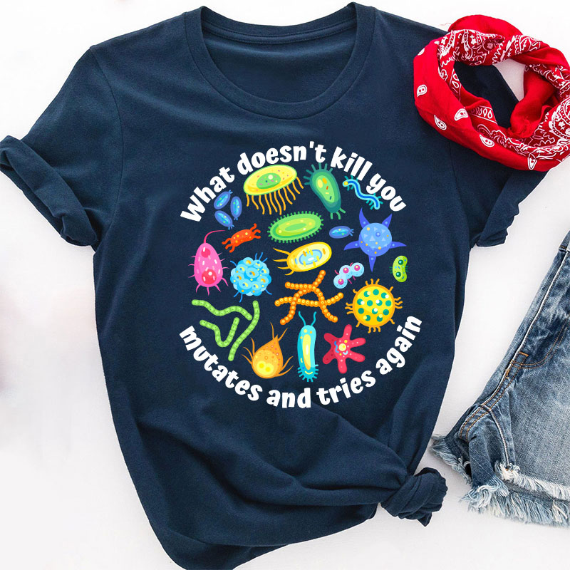 Funny Virus Science Teacher T-Shirt