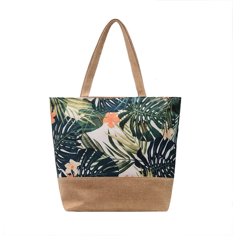 Women's All Seasons Canvas Elegant Ethnic Style Shoulder Bag