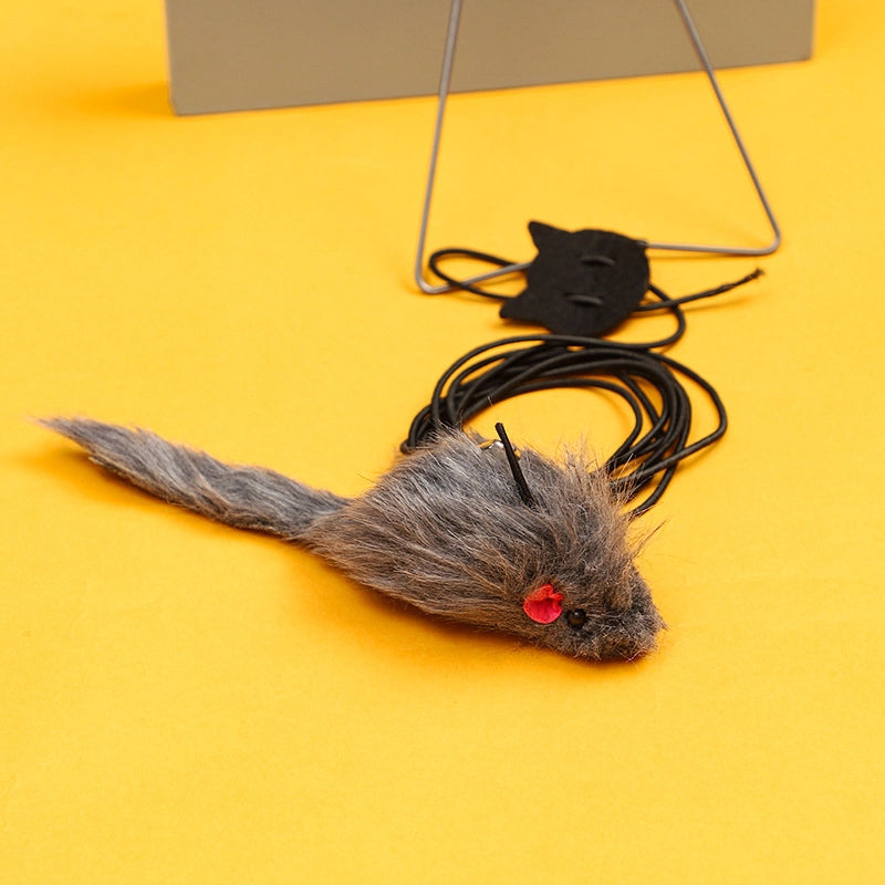Cat Toy Hanging Door Pet Cat Felt Toy Retractable Catnip Hanging Cat Toy