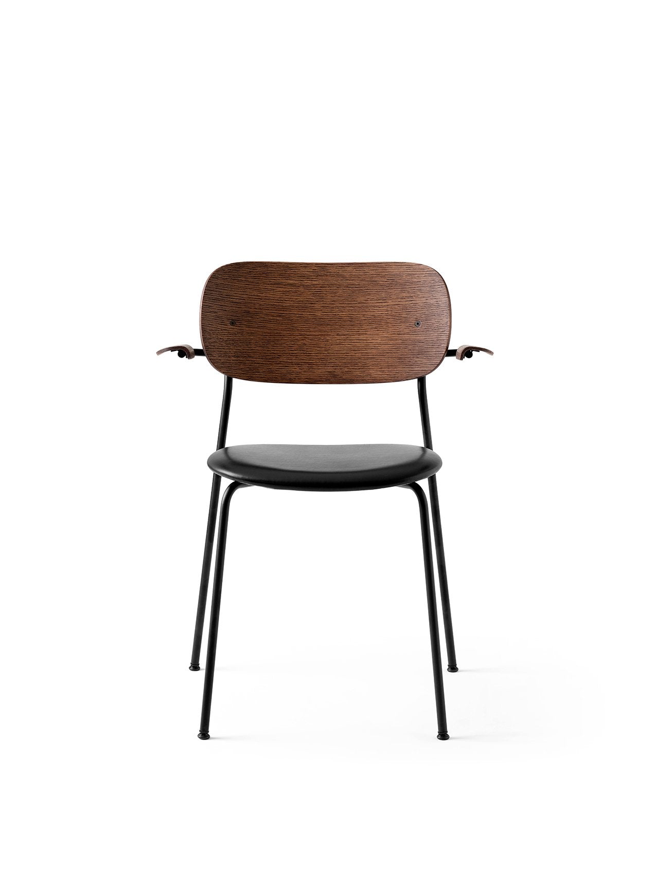 Co Chair. Partially Upholstered. with Arms
