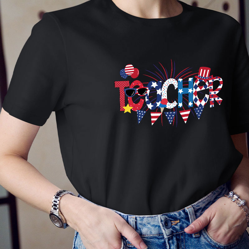 Celebration Teacher Letter T-Shirt