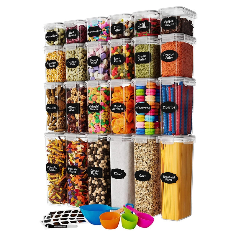 Minimalist Transparent Plastic Storage Container Box