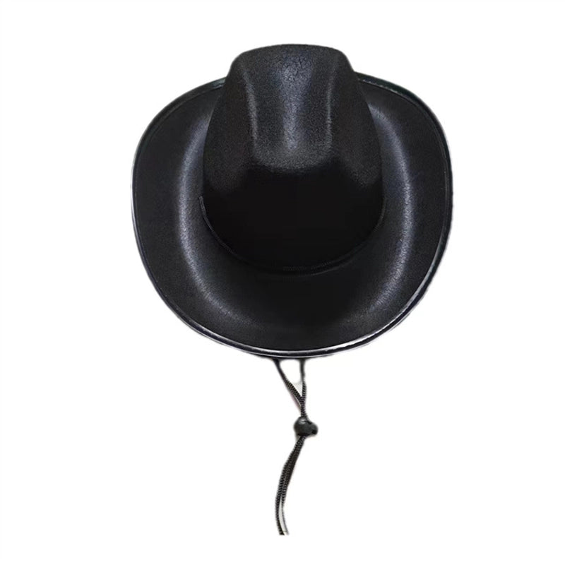 Sweet Cool Wind  Wind Streetwear Christmas Gift Box Christmas Bells Elk Cowboy Hat