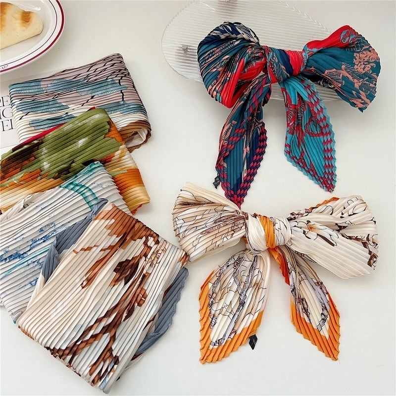 Women's Casual Minimalist Flower Polyester Printing Scarf