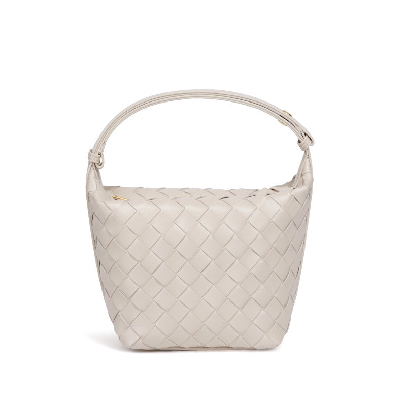 Women's Pu Leather Solid Color Streetwear Square Zipper Shoulder Bag Underarm Bag