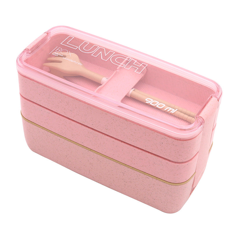 3 Layer Separated Bento Lunch Box 900 ml