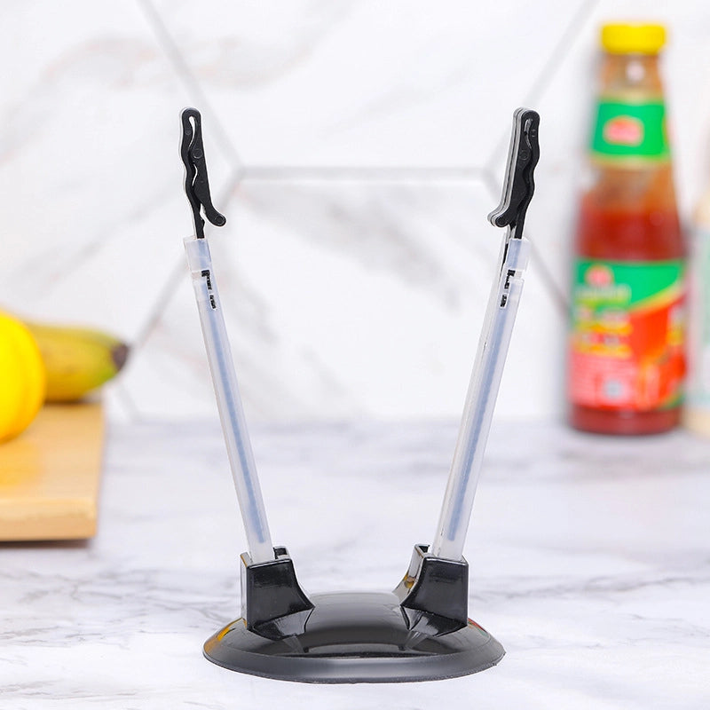 Casual Solid Color Plastic Bag Holder