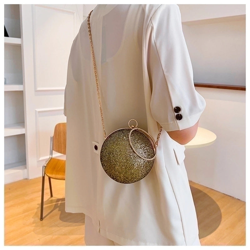 Special Material Solid Color Round Evening Bags