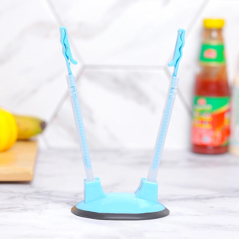 Casual Solid Color Plastic Bag Holder